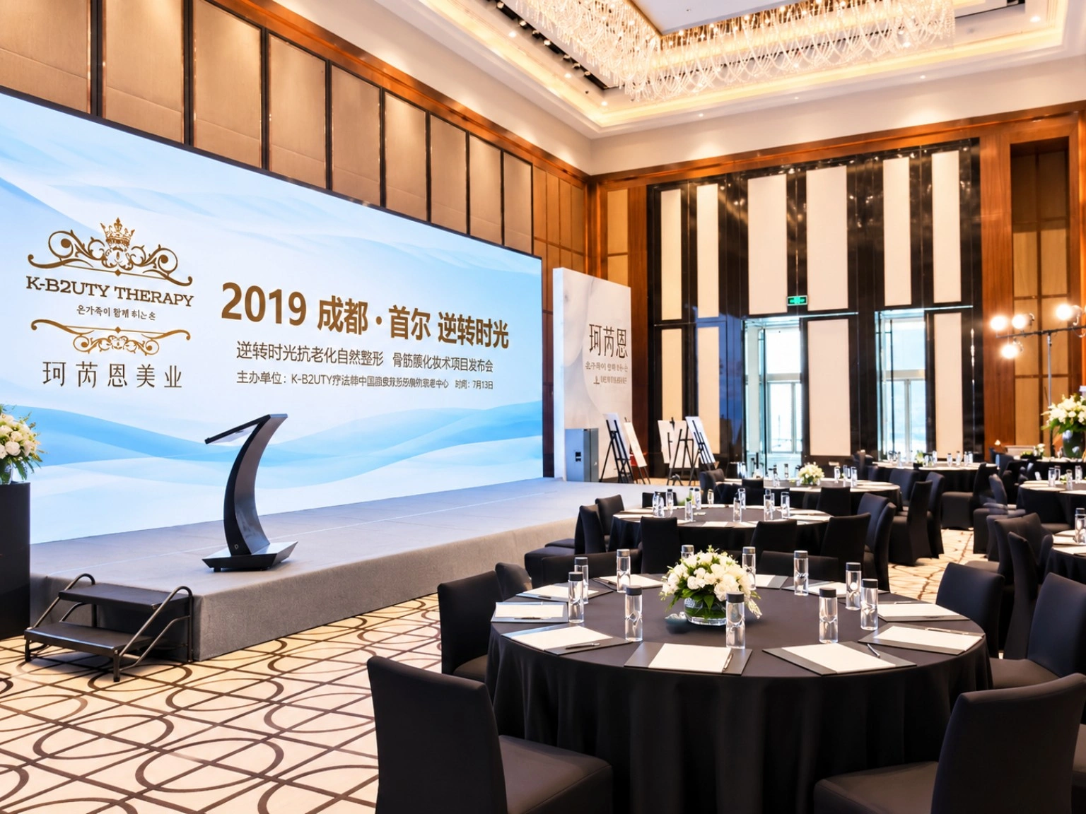 2019년 중국 브랜드 론칭 행사장